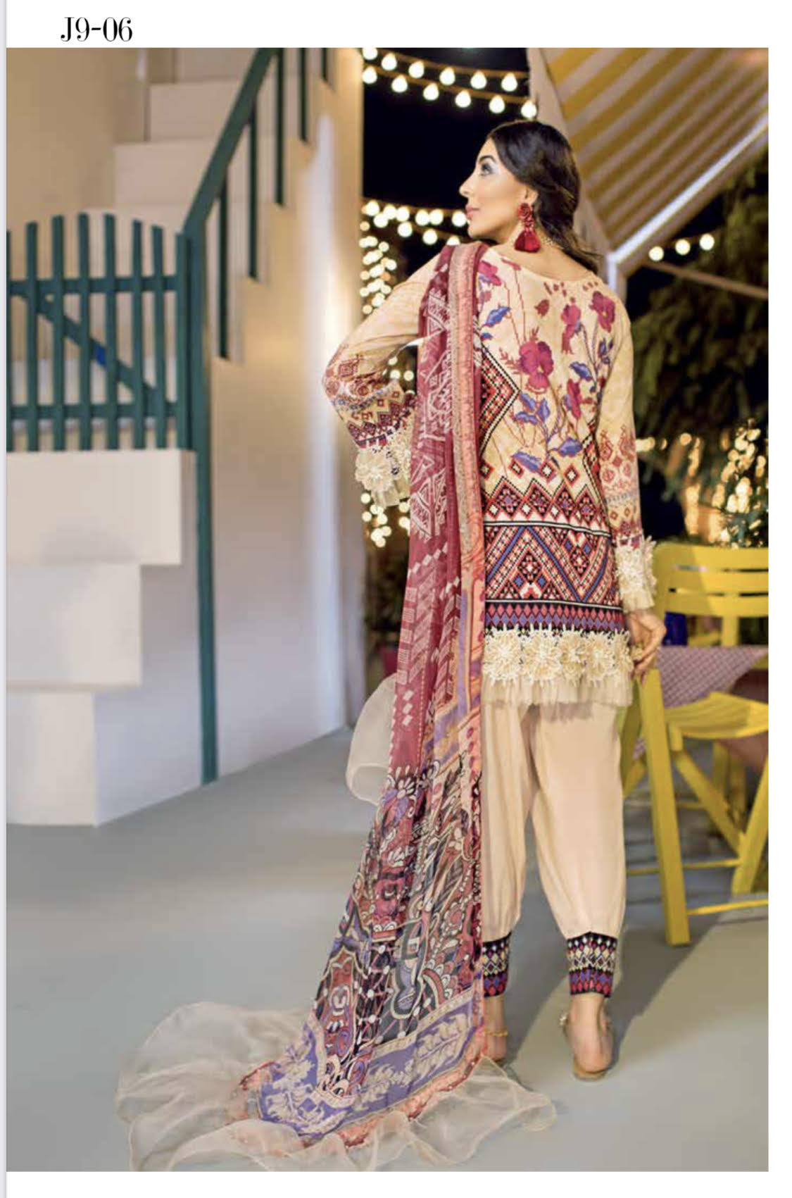 Jahanara Embroidered Lawn Suits Unstitched 3 Piece J9-06