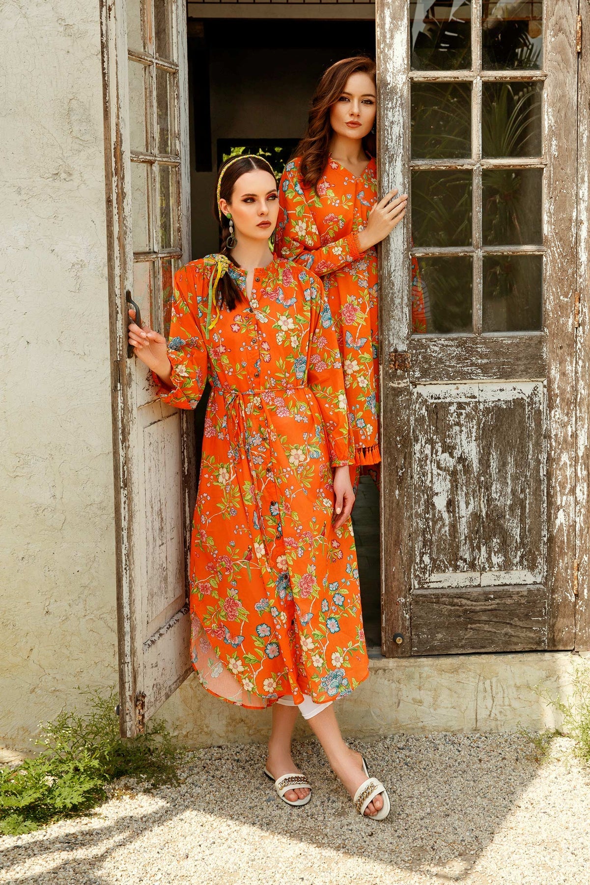 M Basics By Maria B Printed Lawn Shirt Unstitched 1 Piece MB-US23 101-A