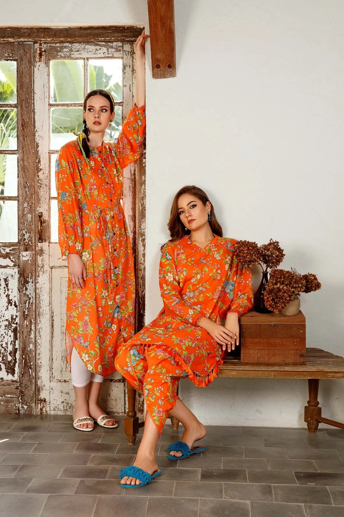 M Basics By Maria B Printed Lawn Shirt Unstitched 1 Piece MB-US23 101-A