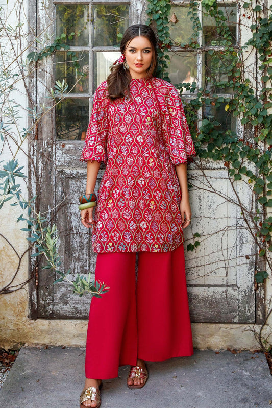 M Basics By Maria B Printed Lawn Shirt Unstitched 1 Piece MB-US23 103-B