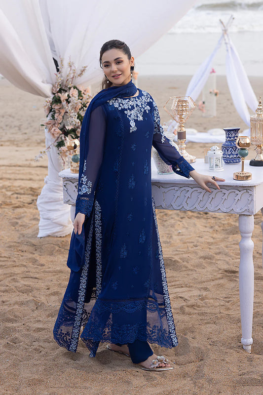 Luxe By Azure Embroidered Suits Unstitched 4 Piece AS-107 Sapphire Sun - Eid Collection