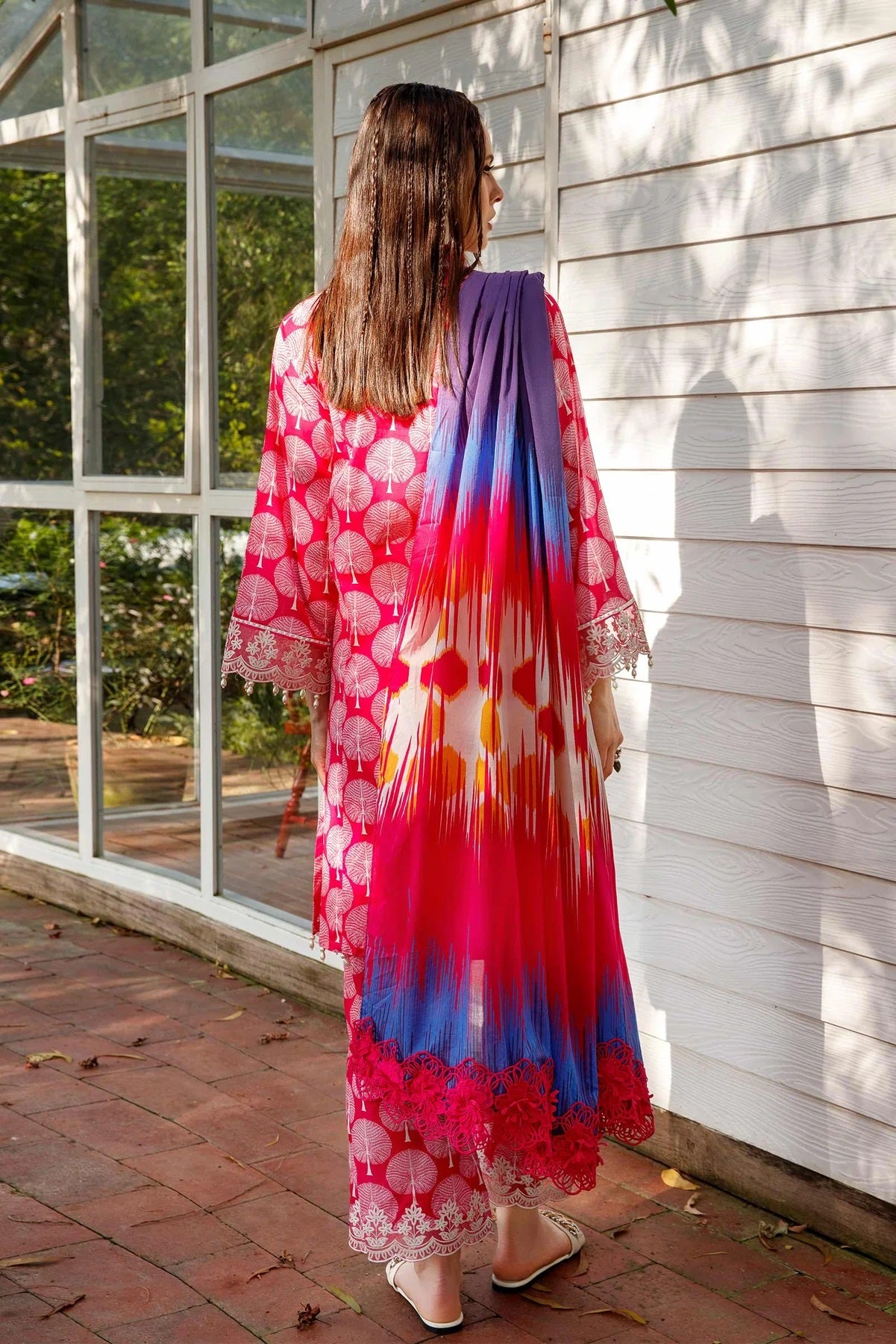 M Basics By Maria B Embroidered Lawn Suits Unstitched 2 Piece MB-US23 108-A