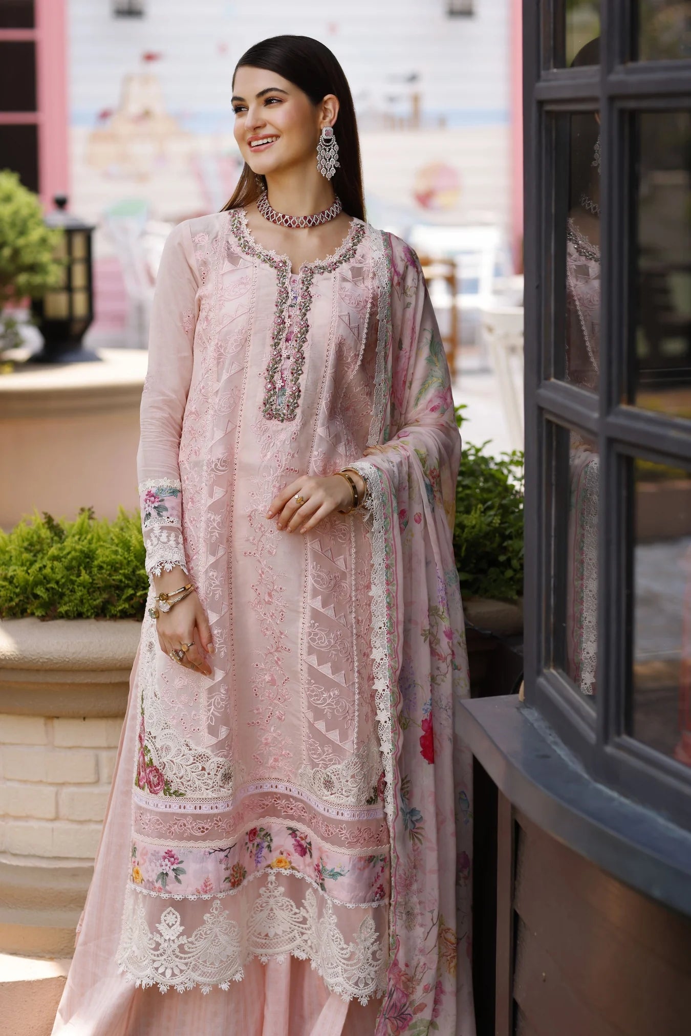 Noor By Saadia Asad Embroidered Lawn Suits Unstitched 3 Piece D10 - Sial