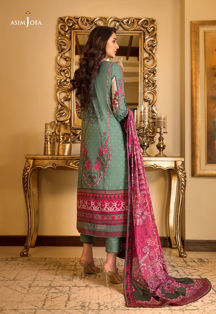 Rania by Asim Jofa Printed Lawn Suits Unstitched 3 Piece AJRP-10