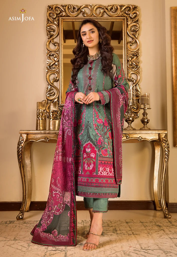 Rania by Asim Jofa Printed Lawn Suits Unstitched 3 Piece AJRP-10