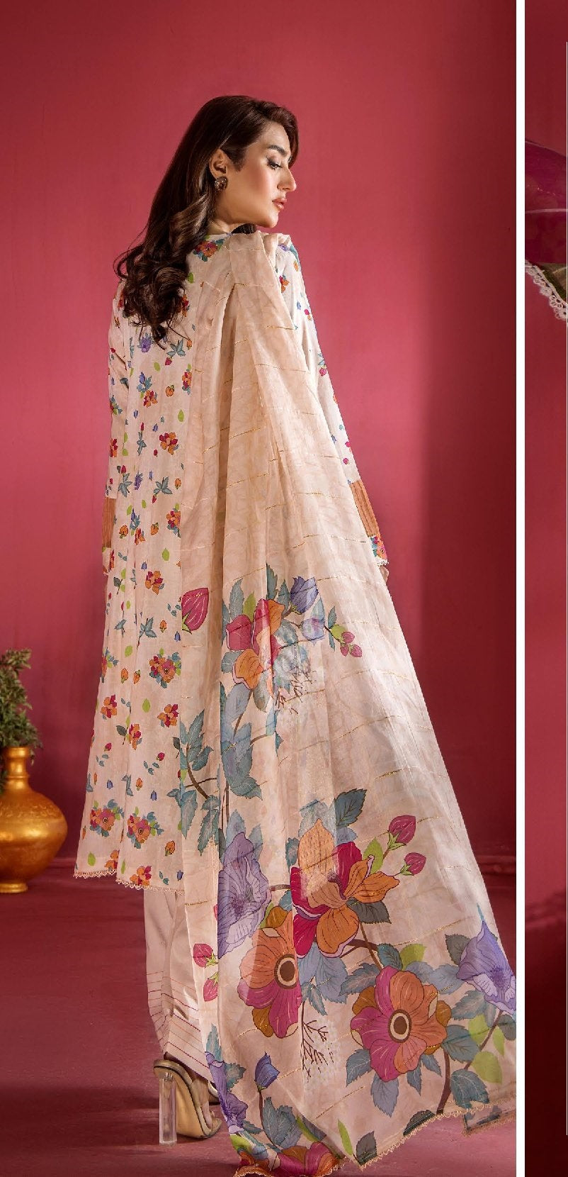 Evelyn by Gulljee Embroidered Lawn 3 piece Unstitched Dress - EVL3P2510