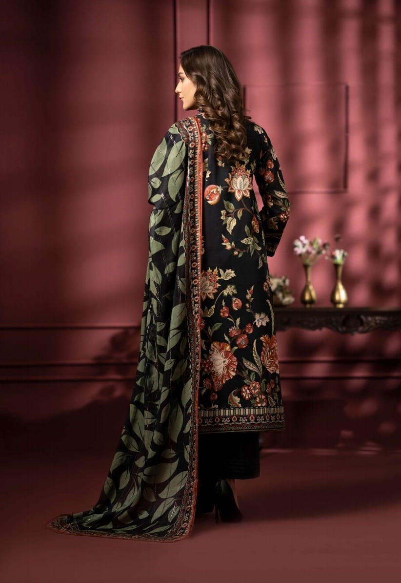 Pairoz by GJC Printed Lawn 3 piece Unstitched dress - PGJ-A10