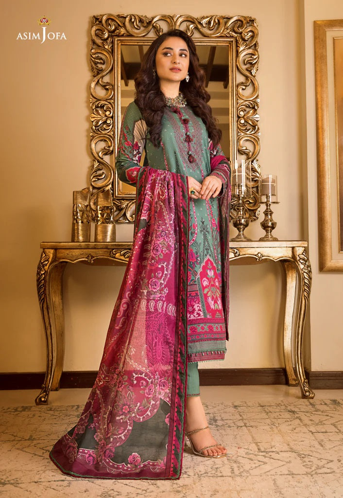 Rania by Asim Jofa Printed Lawn Suits Unstitched 3 Piece AJRP-10