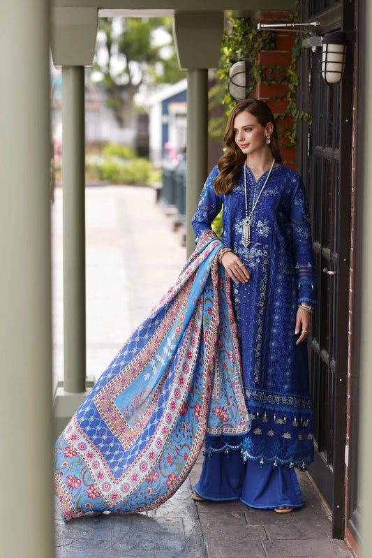 Noor By Saadia Asad Embroidered Lawn Suits Unstitched 3 Piece D11-Lia