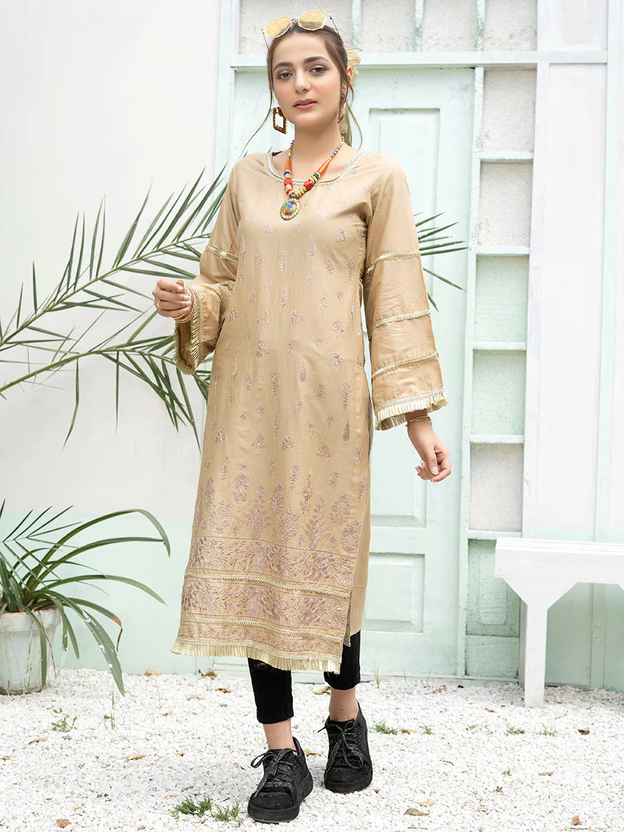 Nisha by Aalaya Embroidered Lawn Unstitched Shirt NEK- D11
