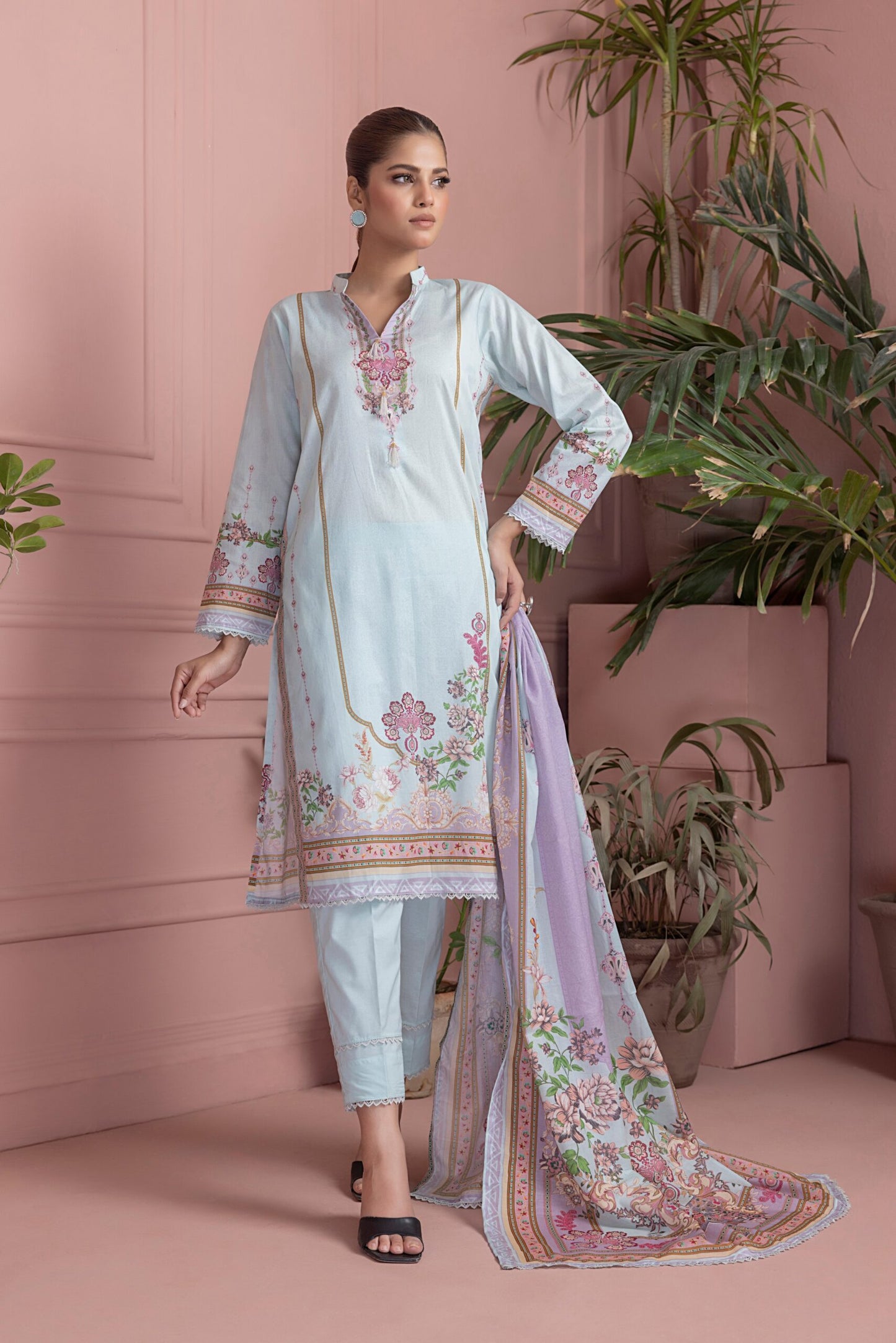 Salina By Regalia Textiles Printed Lawn Suits Unstitched 3 Piece SPL1123-11