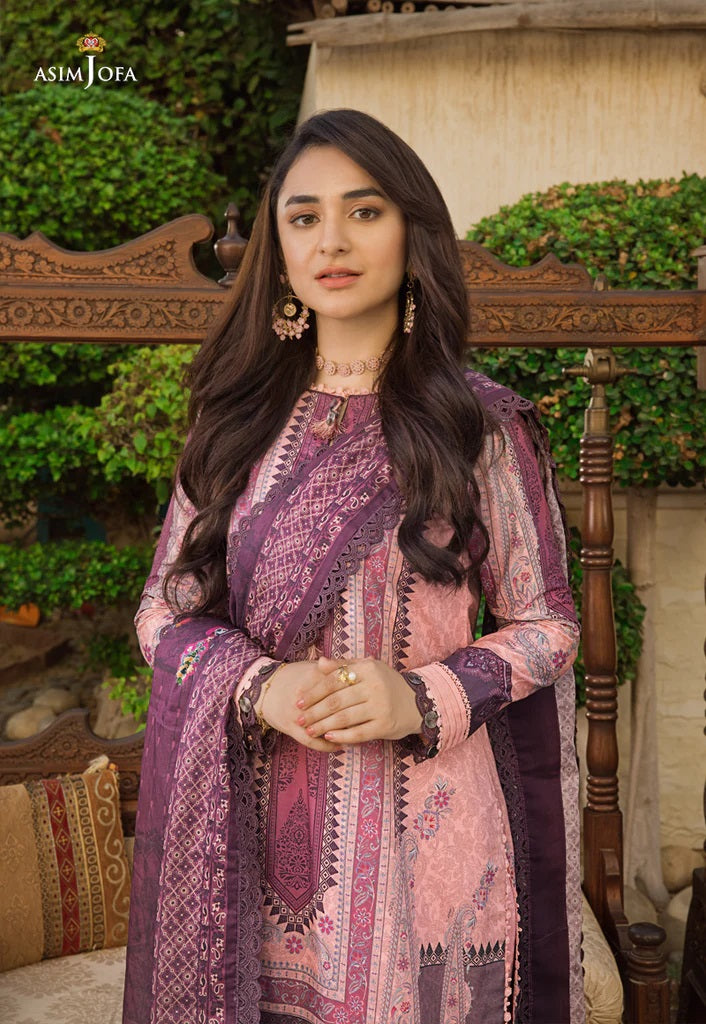 Rania by Asim Jofa Printed Lawn Suits Unstitched 2 Piece AJRP-11