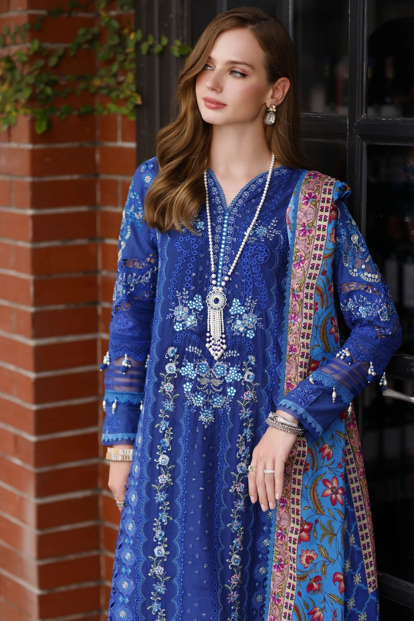 Noor By Saadia Asad Embroidered Lawn Suits Unstitched 3 Piece D11-Lia