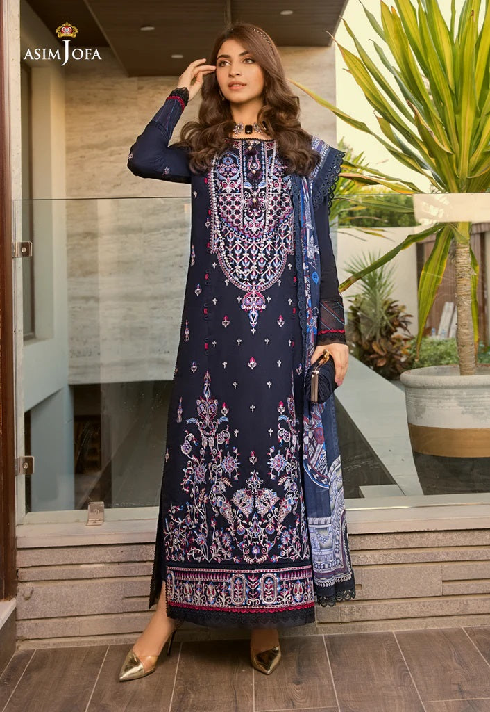 Rania by Asim Jofa Embroidered Lawn Suits Unstitched 2 Piece AJRP-12
