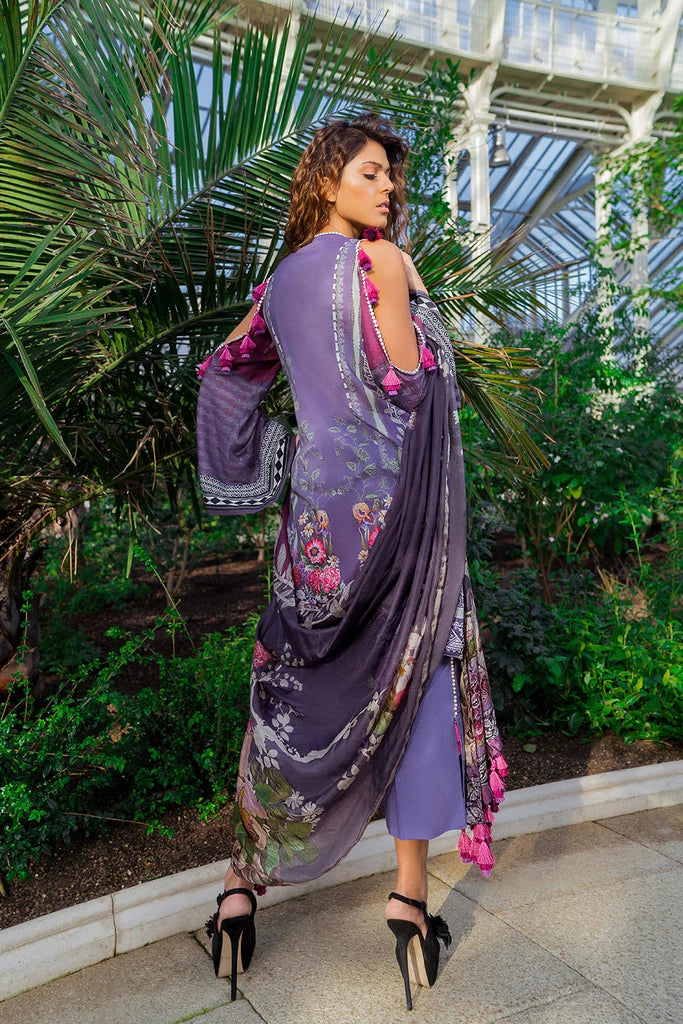 Sobia Nazir Embroidered Luxury Lawn Unstitched 3 Piece Suit - 13A