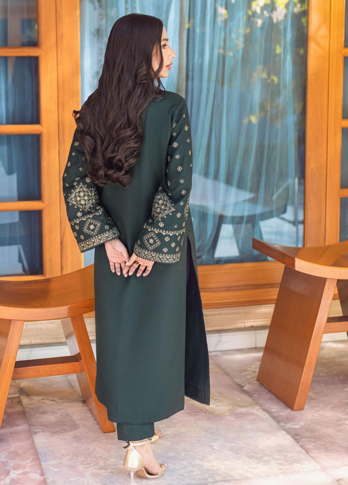 Essential Cambric By Asim Jofa Embroidered Cambric Unstitched Kurti AJP-14 - Summer Collection
