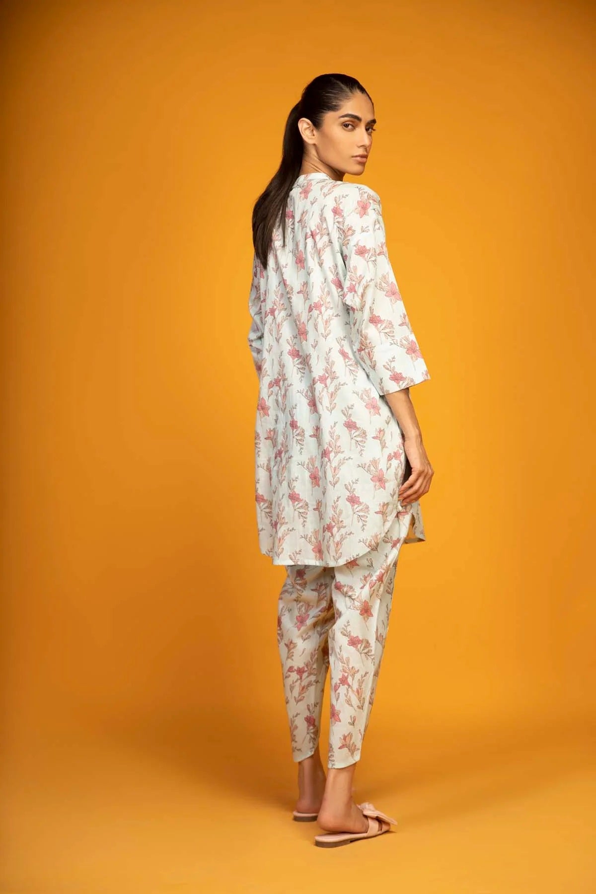 Sahar Digital Printed Lawn 2 piece Shirt & Trouser - SSL-V3-14