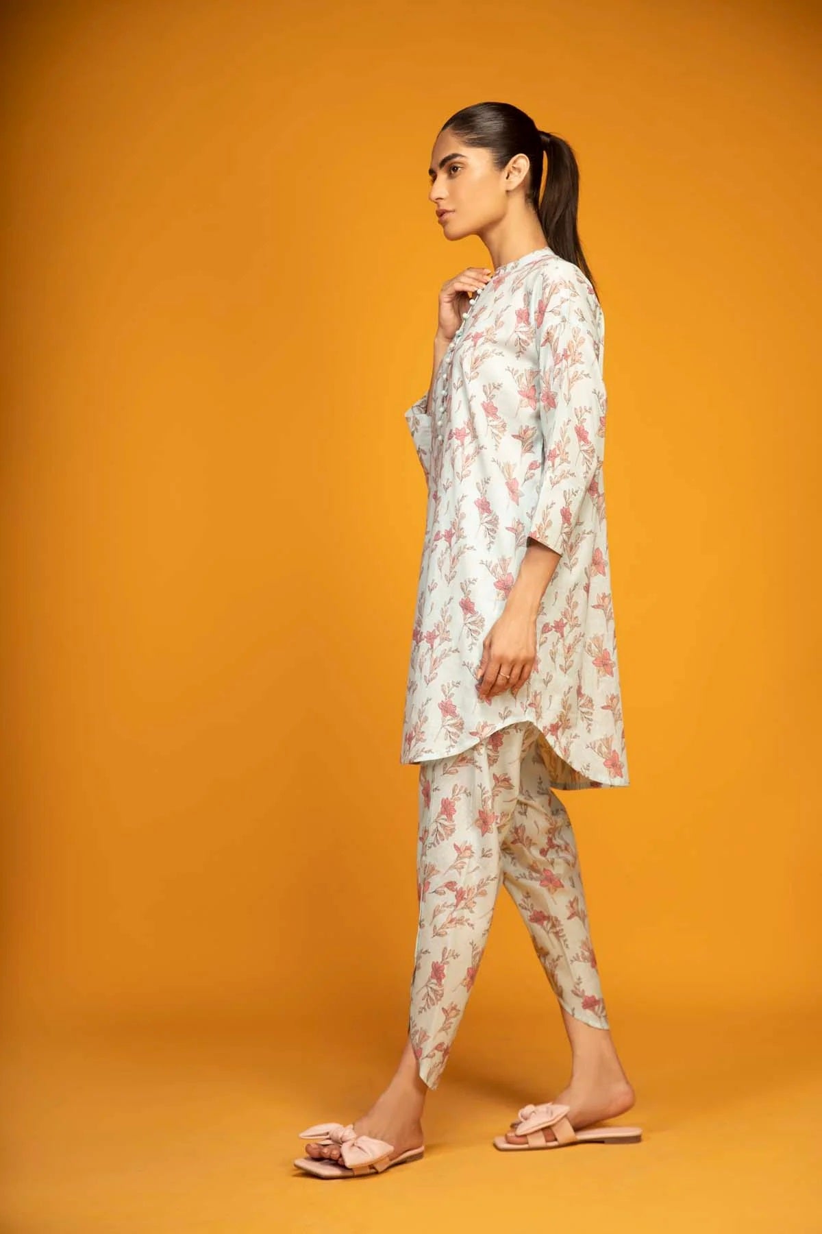 Sahar Digital Printed Lawn 2 piece Shirt & Trouser - SSL-V3-14