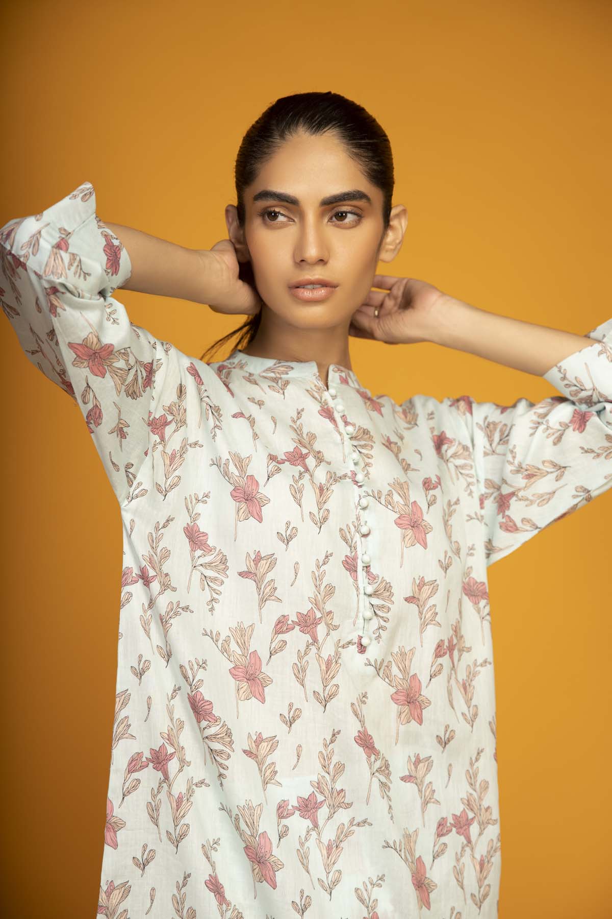 Sahar Digital Printed Lawn 2 piece Shirt & Trouser - SSL-V3-14