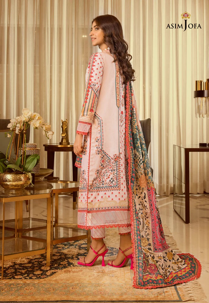 Rania by Asim Jofa Printed Lawn Suits Unstitched 2 Piece AJRP-16
