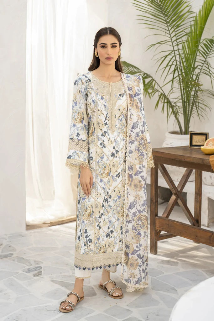 Shezlin by Aabyaan Embroidered Chikankari Suits Unstitched 3 Piece AS-AR-01 ALISHA - Summer Collection