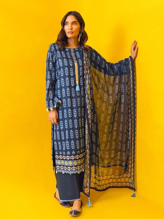 Adorna by Salitex Printed Lawn 2 Piece Suits Unstitched  STA-UNS23CB001UT