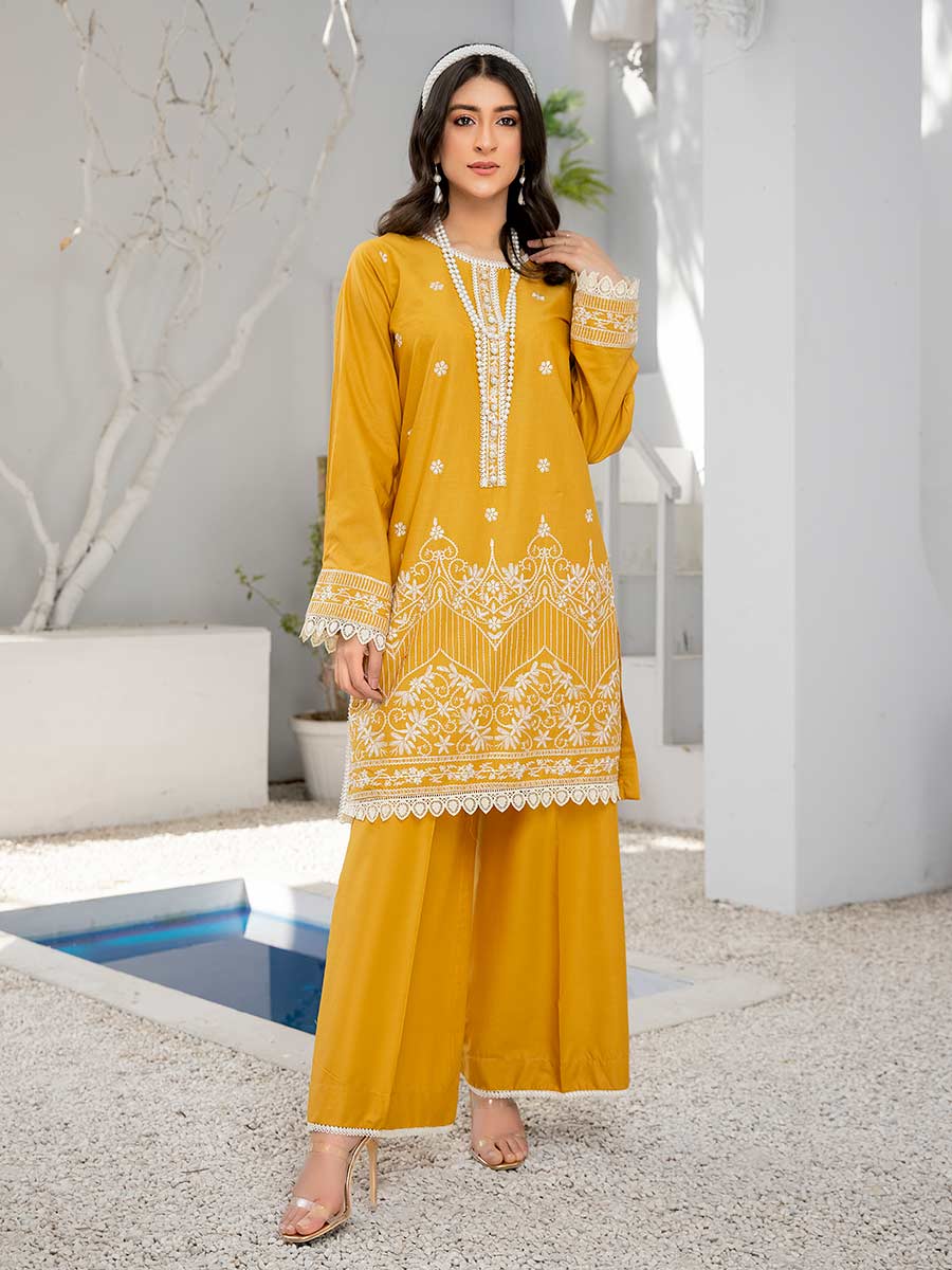 Nisha by Aalaya Embroidered Lawn Unstitched Shirt NEK2- D01