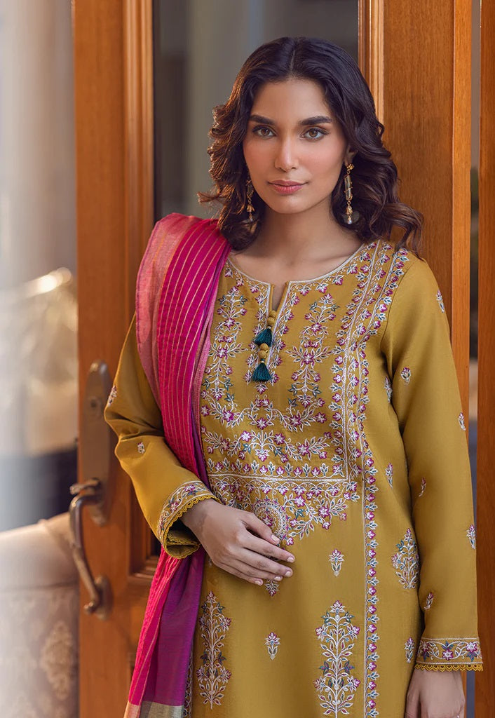 Essential By Asim Jofa Embroidered Cambric Lawn Suit Unstitched 3 Piece AJP-01