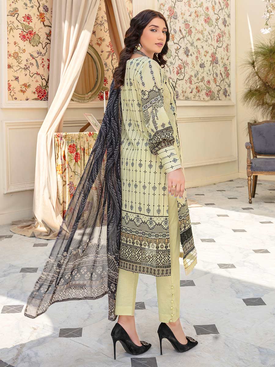 Afreen by Aalaya Embroidered Lawn 3 piece dress unstitched - AL23-D01