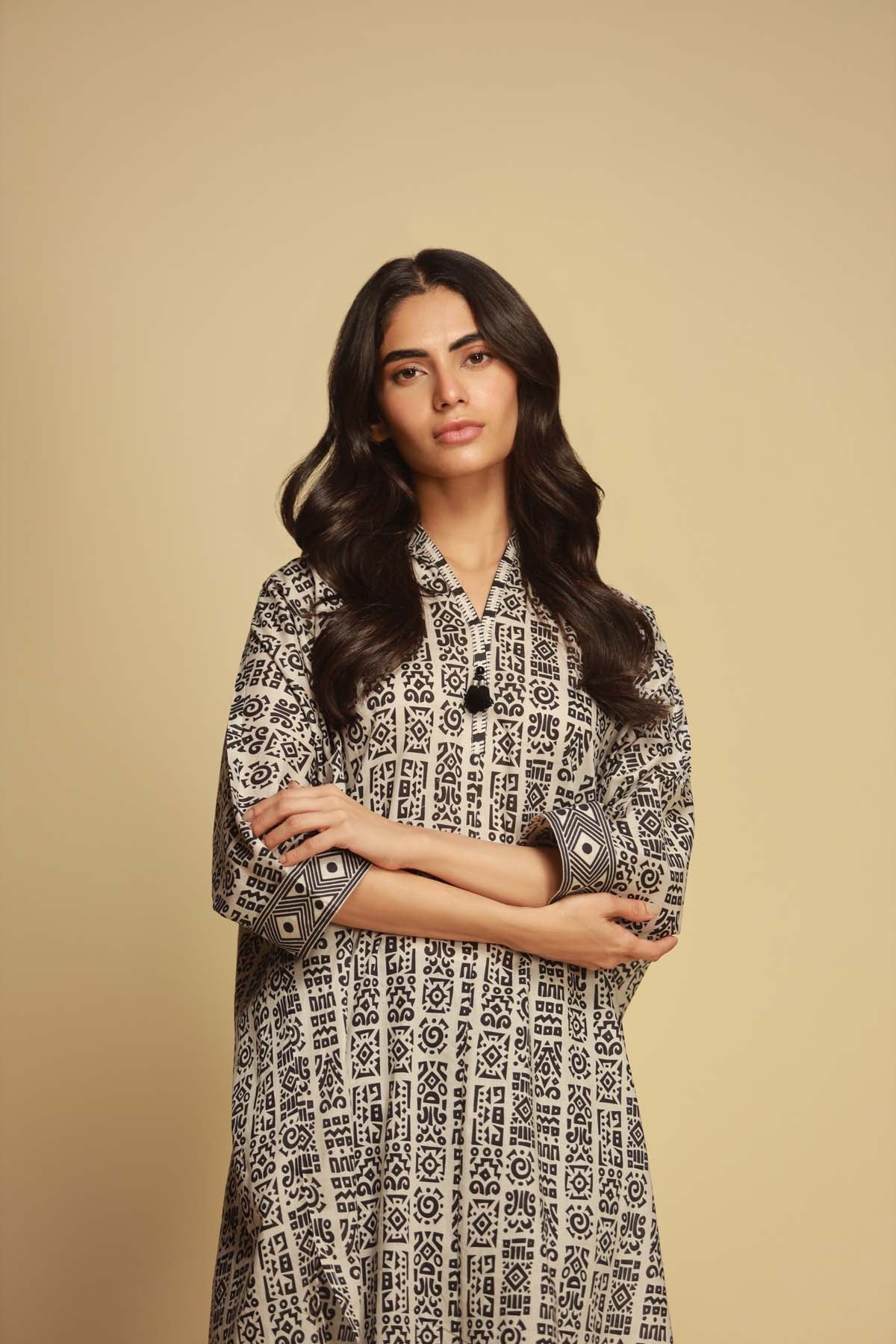 Sahar Printed Lawn Suits Unstitched 3 Piece SBW-23-01 - Summer Collection