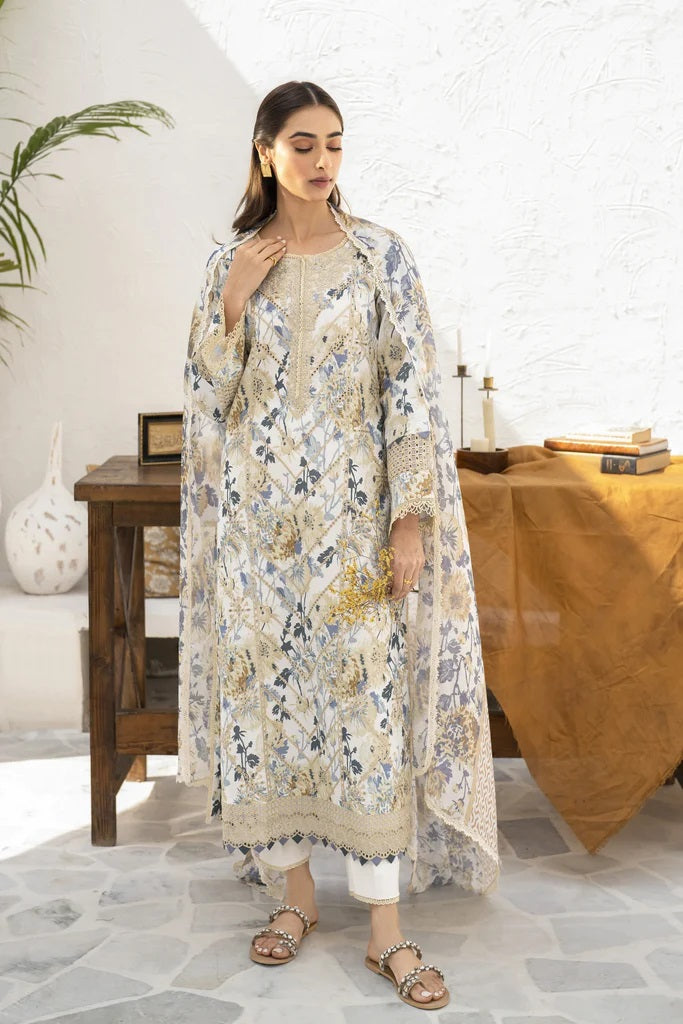 Shezlin by Aabyaan Embroidered Chikankari Suits Unstitched 3 Piece AS-AR-01 ALISHA - Summer Collection