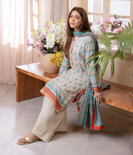 Zellbury Printed Lawn Unstitched 2 piece dress - WUS24X21008 Summer Collection