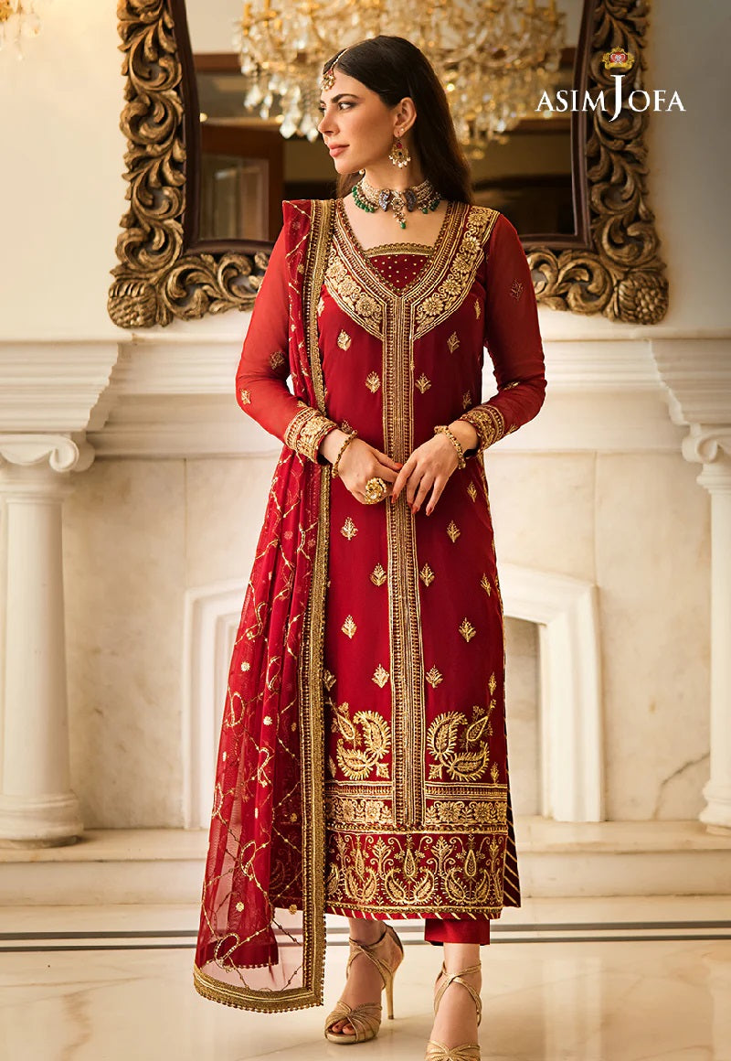 Asim Jofa Zari Sitara Embroidered Chiffon Georgette Unstitched 2 Piece HD Collection Asim Jofa Zari Sitara Embroidered Chiffon Georgette Unstitched 2 Piece HD Collection