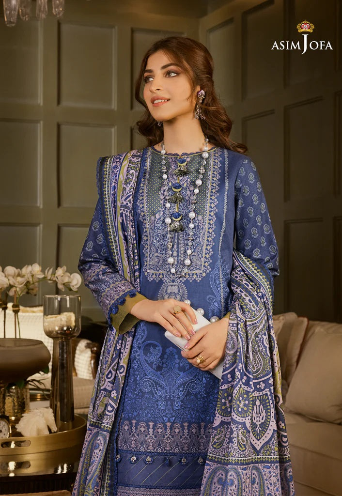Rania by Asim Jofa Printed Lawn Suits Unstitched 3 Piece AJRP-21