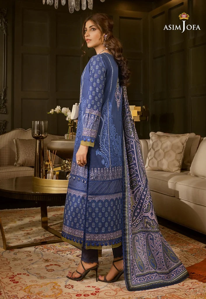 Rania by Asim Jofa Printed Lawn Suits Unstitched 3 Piece AJRP-21