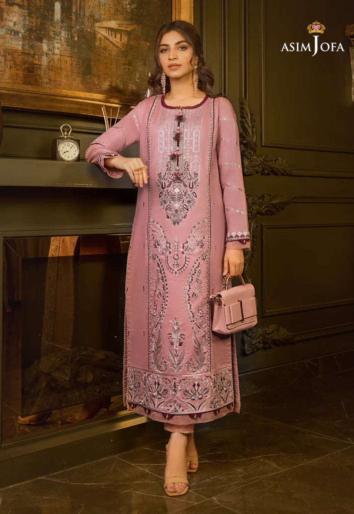Rania by Asim Jofa Embroidered Cambric Lawn Suits Unstitched 2 Piece AJRP-22