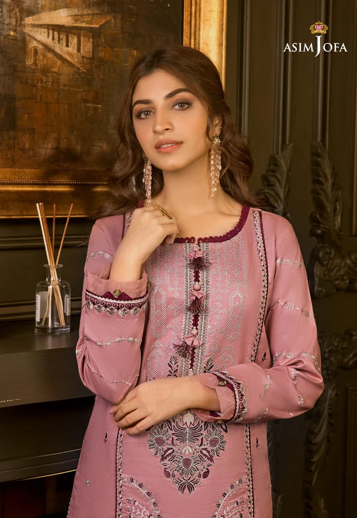 Rania by Asim Jofa Embroidered Cambric Lawn Suits Unstitched 2 Piece AJRP-22