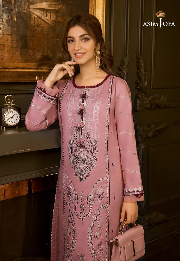 Rania by Asim Jofa Embroidered Cambric Lawn Suits Unstitched 2 Piece AJRP-22