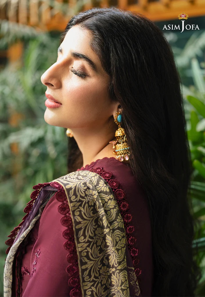 Rania by Asim Jofa Embroidered Cambric Lawn Suits Unstitched 3 Piece AJRP-23