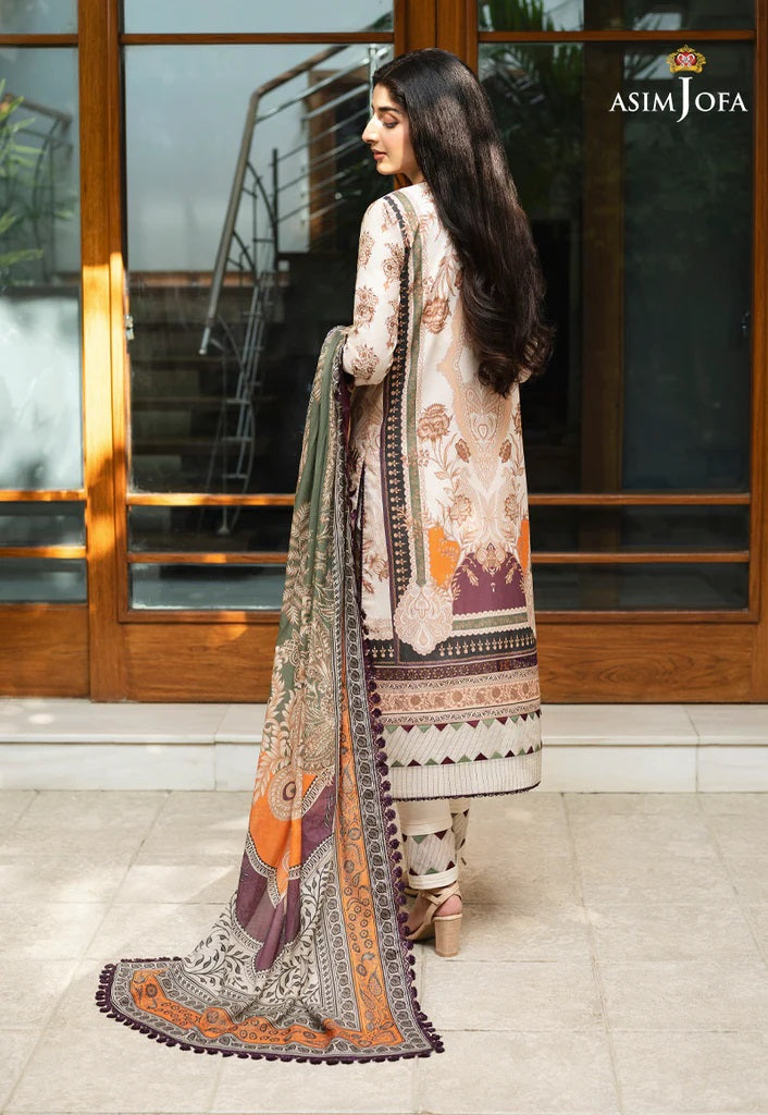 Rania by Asim Jofa Embroidered Lawn Suits Unstitched 3 Piece AJRP-24