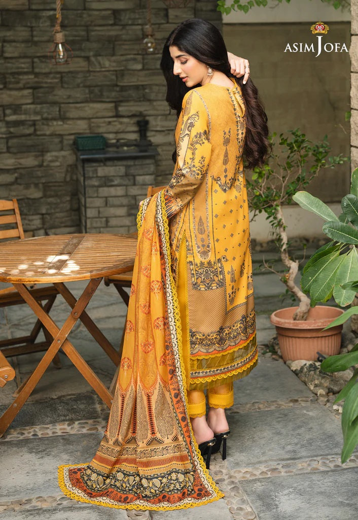 Rania by Asim Jofa Embroidered Lawn Suits Unstitched 2 Piece AJRP-25