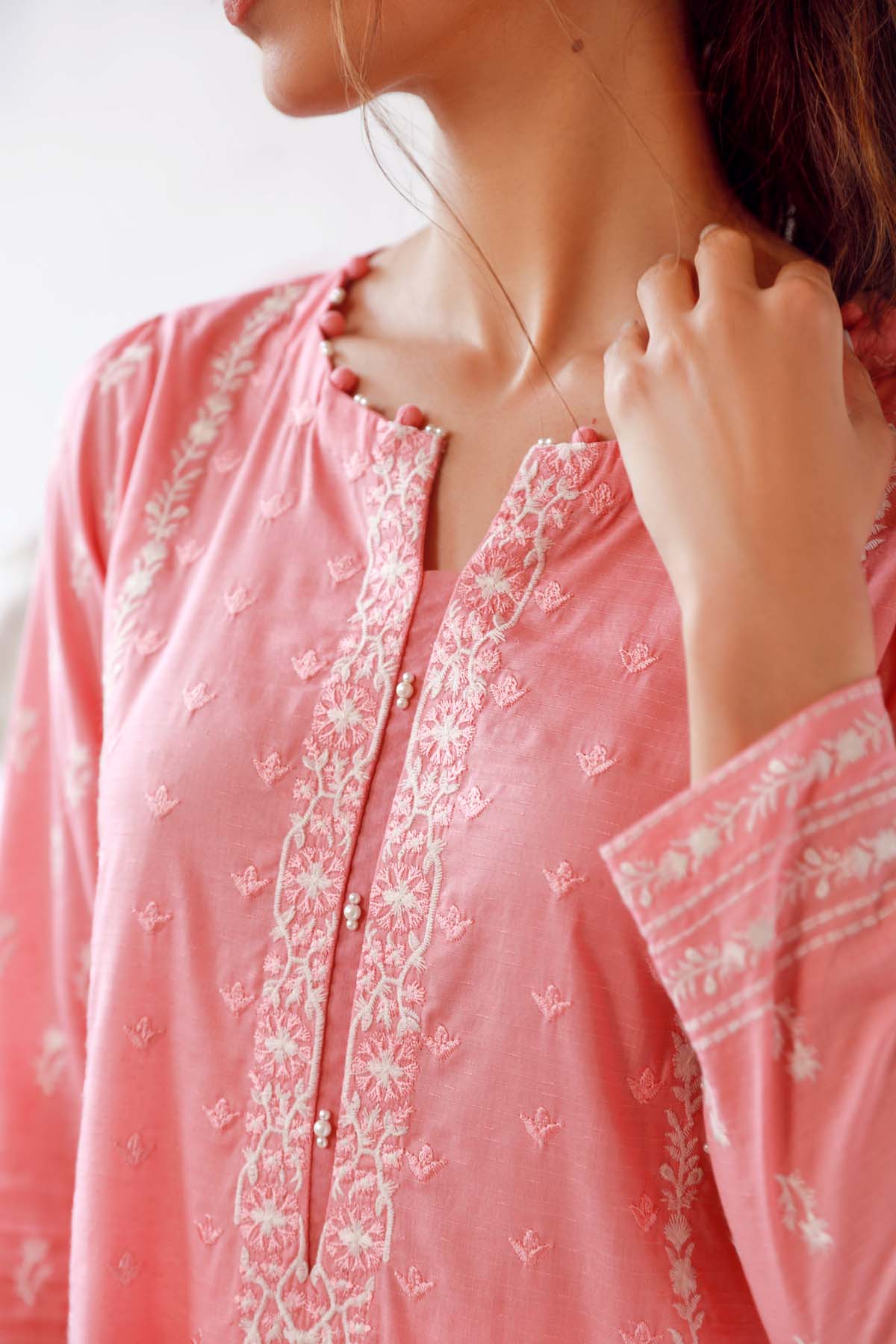 Sahar Embroidered Lawn Suits Unstitched 3 Piece SHR23EE SSL-V3-25 - Eid Collection