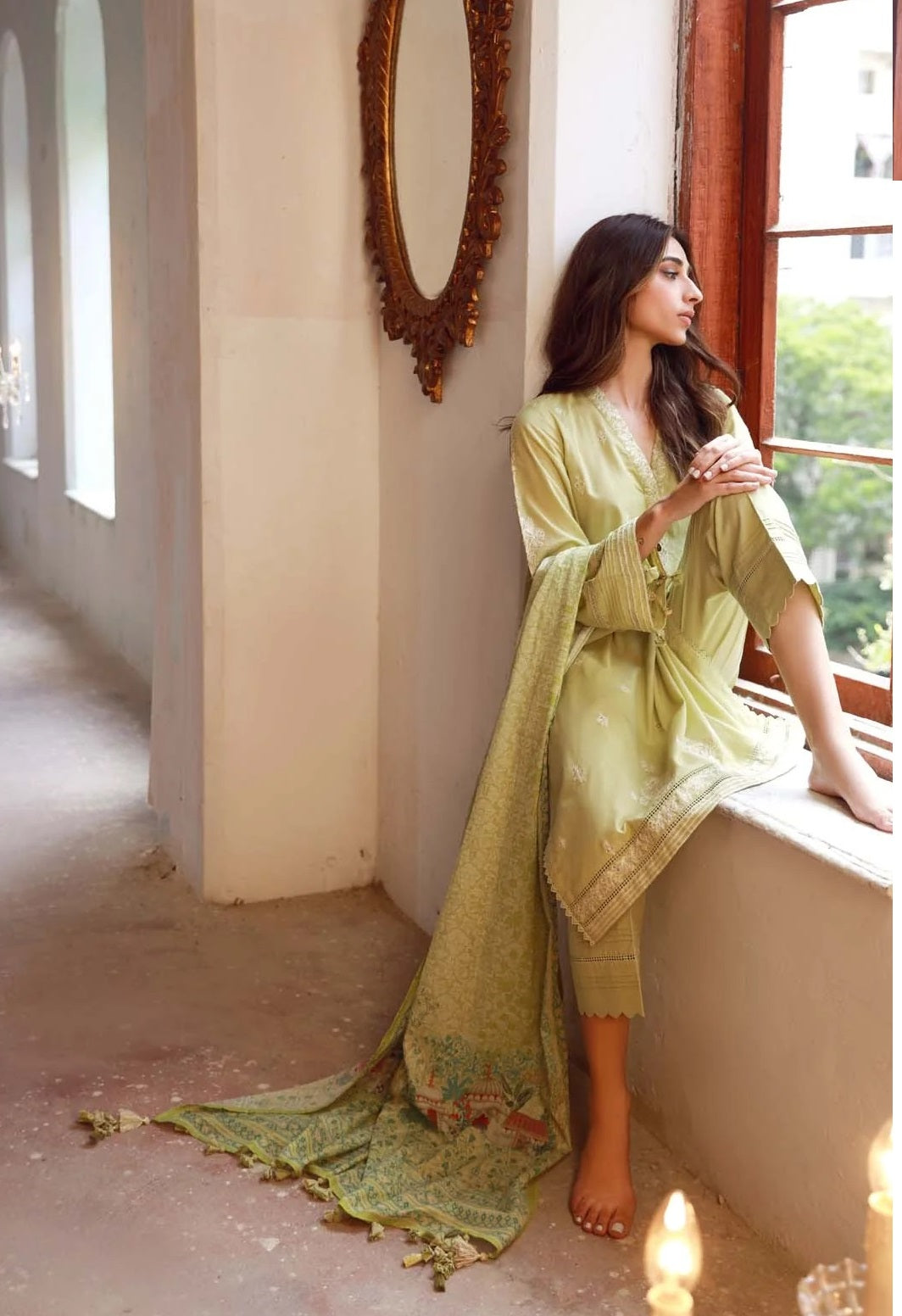 Sahar Embroidered Lawn Suits Unstitched 3 Piece SHR23EE SSL-V3-27 - Eid Collection