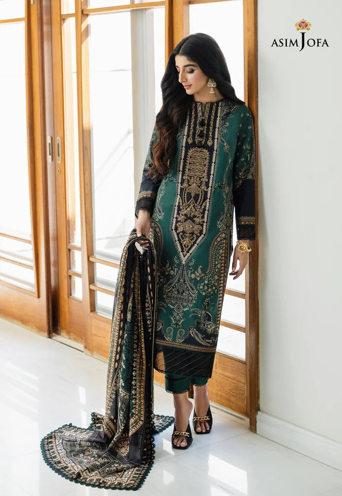 Rania by Asim Jofa Embroidered Lawn Suits Unstitched 3 Piece AJRP-28
