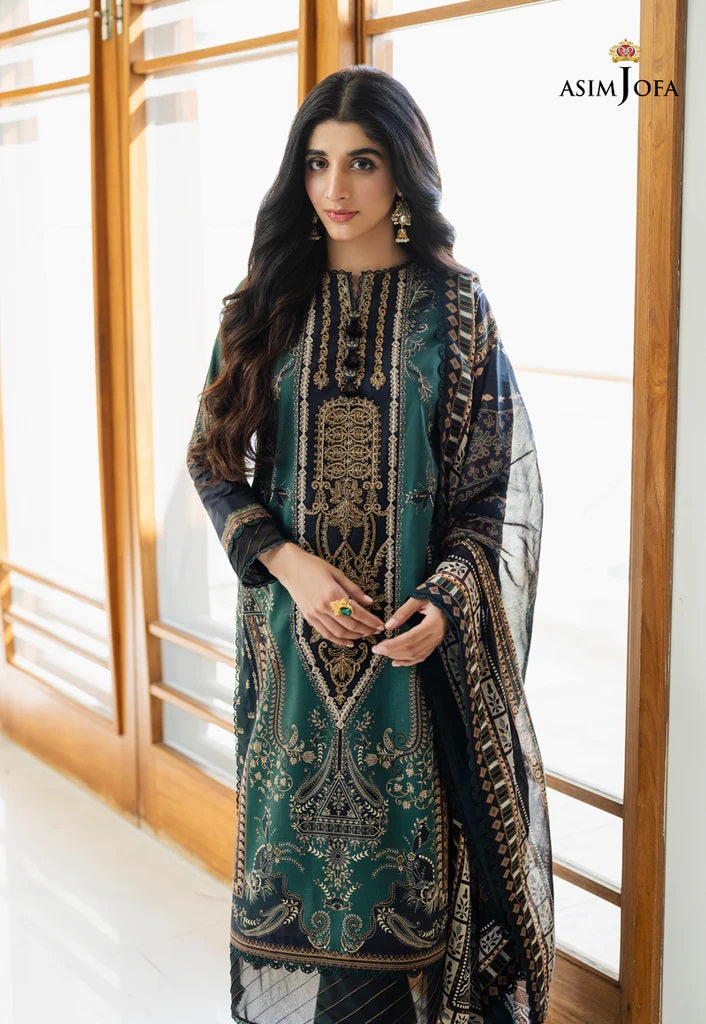Rania by Asim Jofa Embroidered Lawn Suits Unstitched 3 Piece AJRP-28