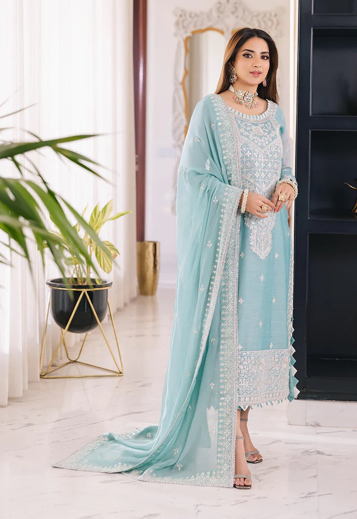 Asim Jofa Maahru Noorie Embroidered Suits Unstitched 3 Piece AJSM-29 - Festive Collection
