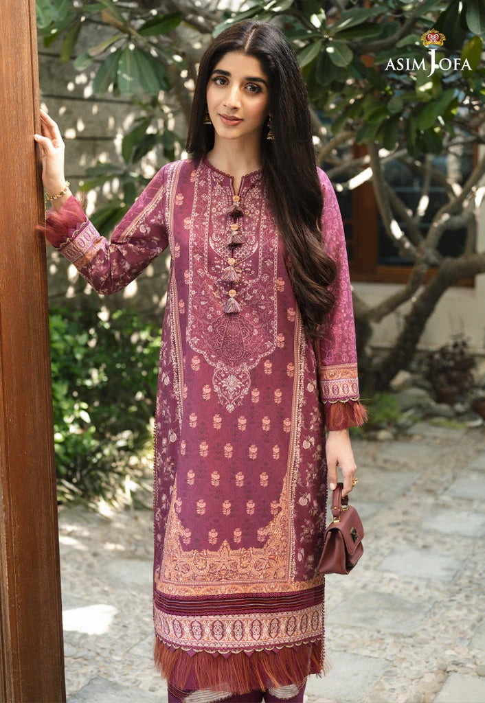 Rania by Asim Jofa Embroidered Lawn Suits Unstitched 2 Piece AJRP-29