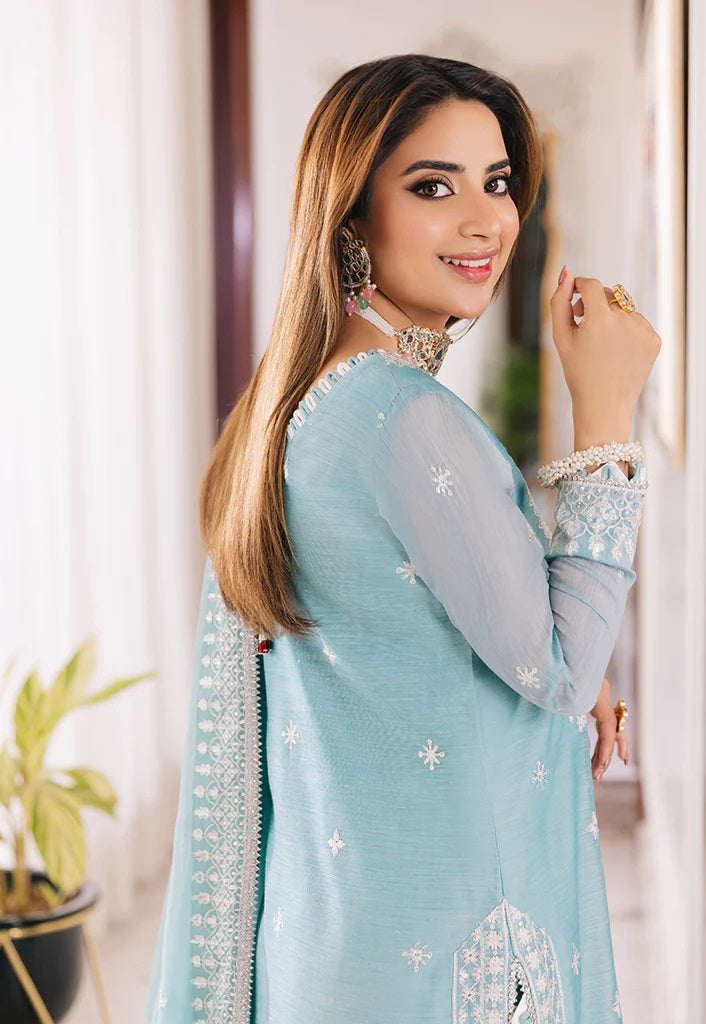 Asim Jofa Maahru Noorie Embroidered Suits Unstitched 3 Piece AJSM-29 - Festive Collection