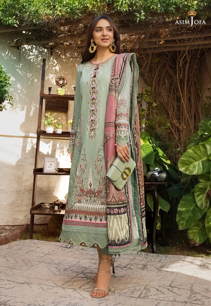 Rania by Asim Jofa Embroidered Lawn Suits Unstitched 3 Piece AJRP-02
