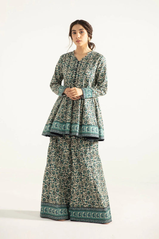 Sapphire Intermix Printed Cotton Shirt 1 piece Unstitched - U1 DY22V5 02